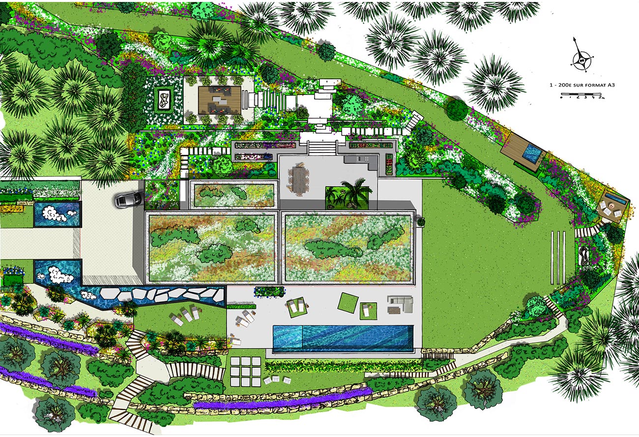 Jardin Parcours Complet - Atelier DLV - Architecte Paysagiste